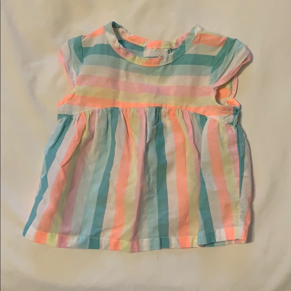 Neon striped top
